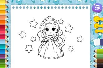 Princesses Coloring Pages for Kids截图3