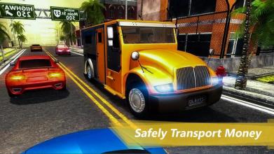 Bank Security Van Sniper - Cash Car Action Games截图4