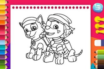 Puppy Patrol Coloring Book截图1