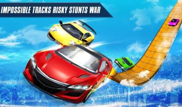 Jet Cars Stunts GT Racing Flying Car Racing Games截图5