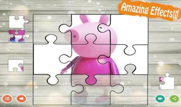 Peppa Puzzle For Kids-Pink Pig截图1