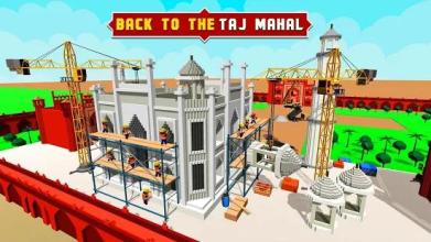 Taj Mahal Construction Games截图2