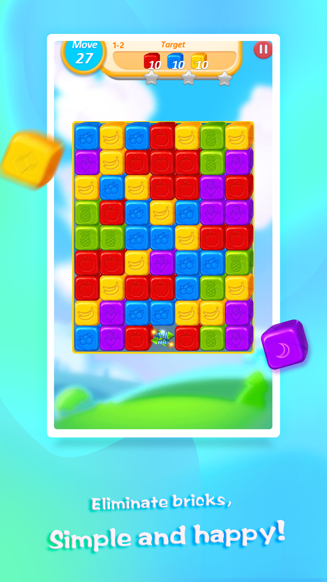 Brick Blast - Cubes Crush截图1