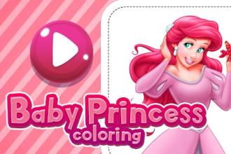 Baby Princess Coloring Book Game - Fairy Coloring截图5