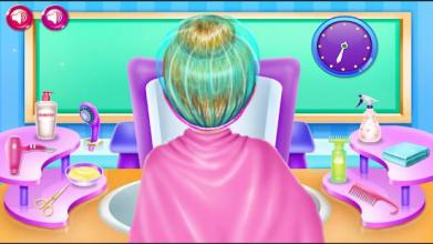 Plaited hairstyles game for little girls截图4