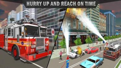 Firefighter Truck Simulator: Rescue Games截图1