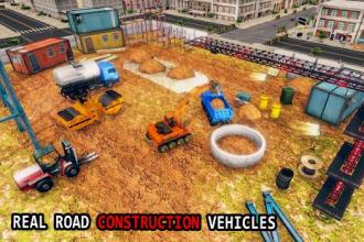 Mega City Road Construction- Excavator Simulator截图1