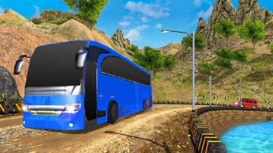 Offroad Tourist Bus Uphill Mountain Drive截图2