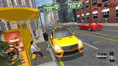 City Taxi Driving Game 2018: Taxi Driver Fun截图3