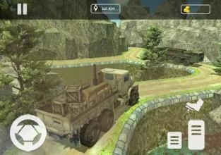 4x4 Mountain Army Truck Games 2018截图5