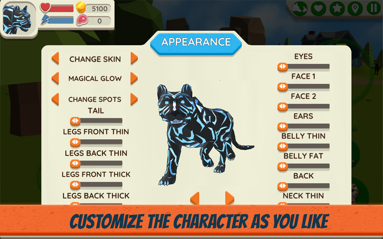 Cougar Simulator: Big Cat Family Game截图2