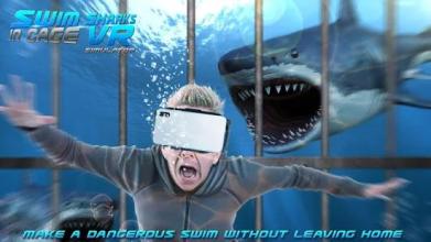 Swim Sharks In Cage VR Simulator截图4