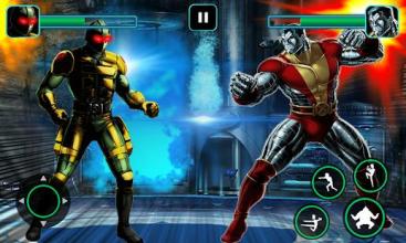 Dual Sword Red Superhero - Dead Fighting Pool Game截图2