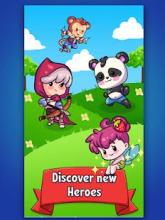 Merge Heroes - Kawaii Idle Evolution Clicker Game截图5