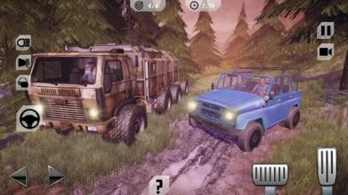 Offroad Trucker Muddy Car Drive: Hill Adventure截图3