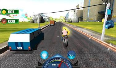 Bike Racing 2018: Moto Highway Traffic Rider Game截图2