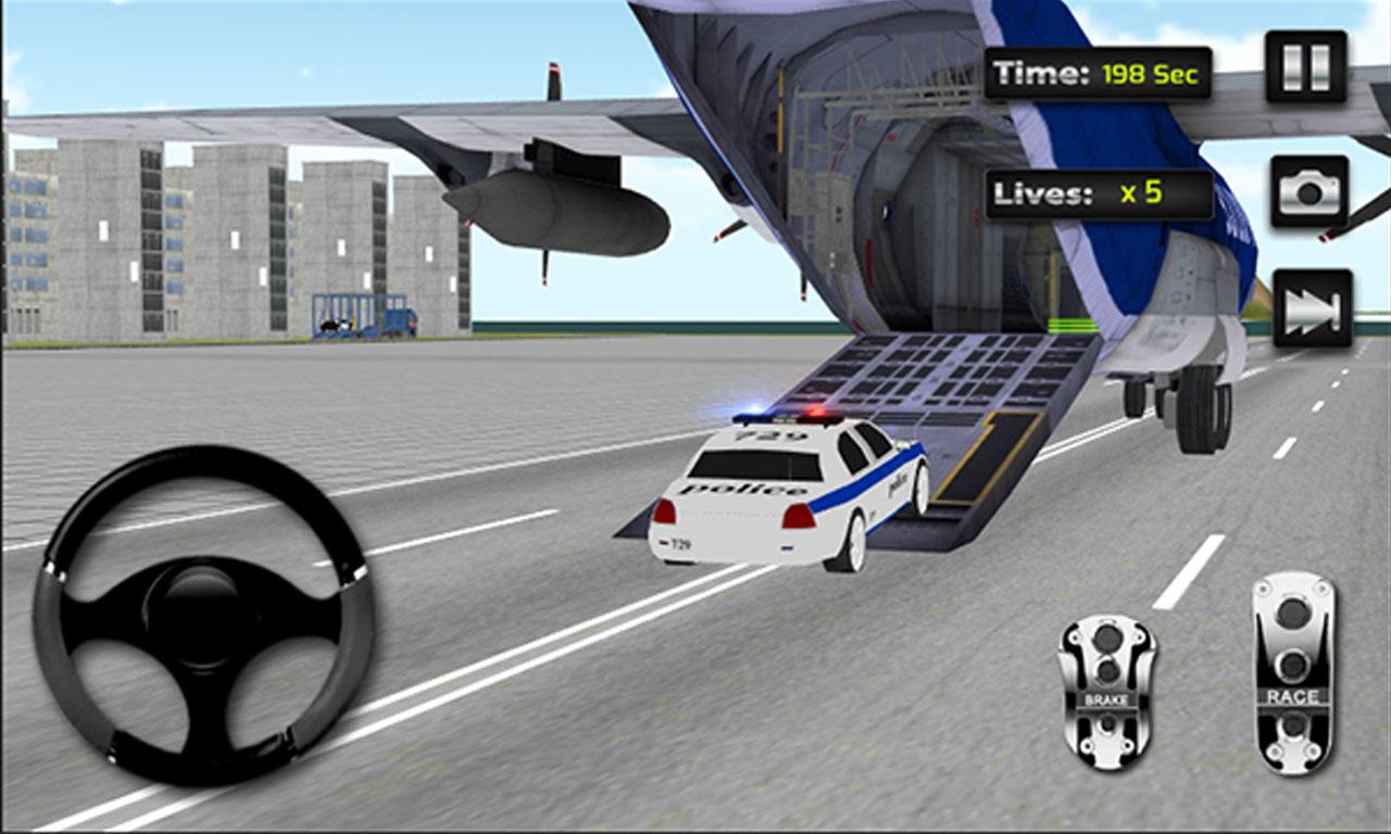 Police Car Airplane Transport截图2