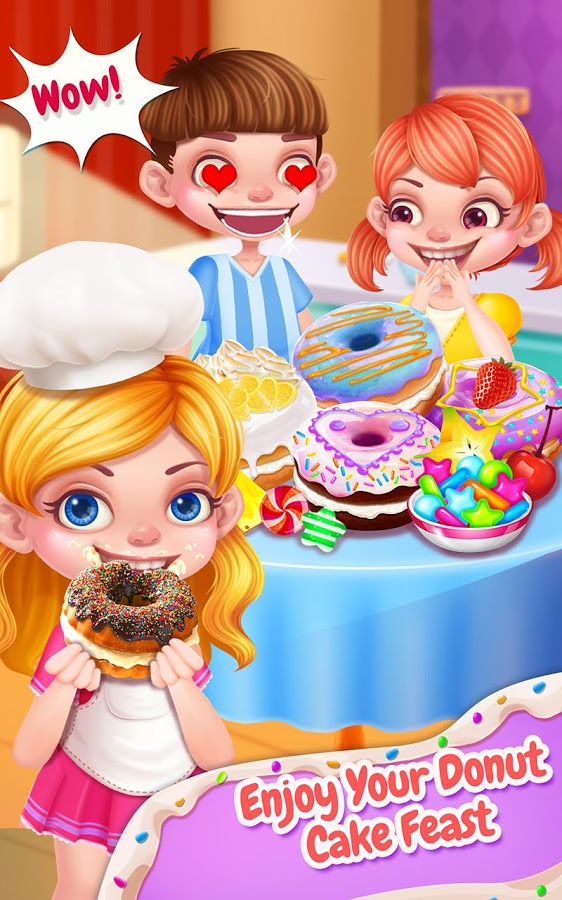 Sweet Donut Cake Maker截图2