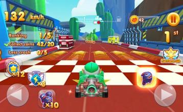 Super Chibi Race: Robot Kart Drift Car Racing Game截图5