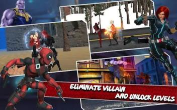 Crime Black Superheroes Dead Battle Fighter截图2