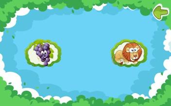 Funny Bubble (Fruits and Animals) Pre-School Game截图2