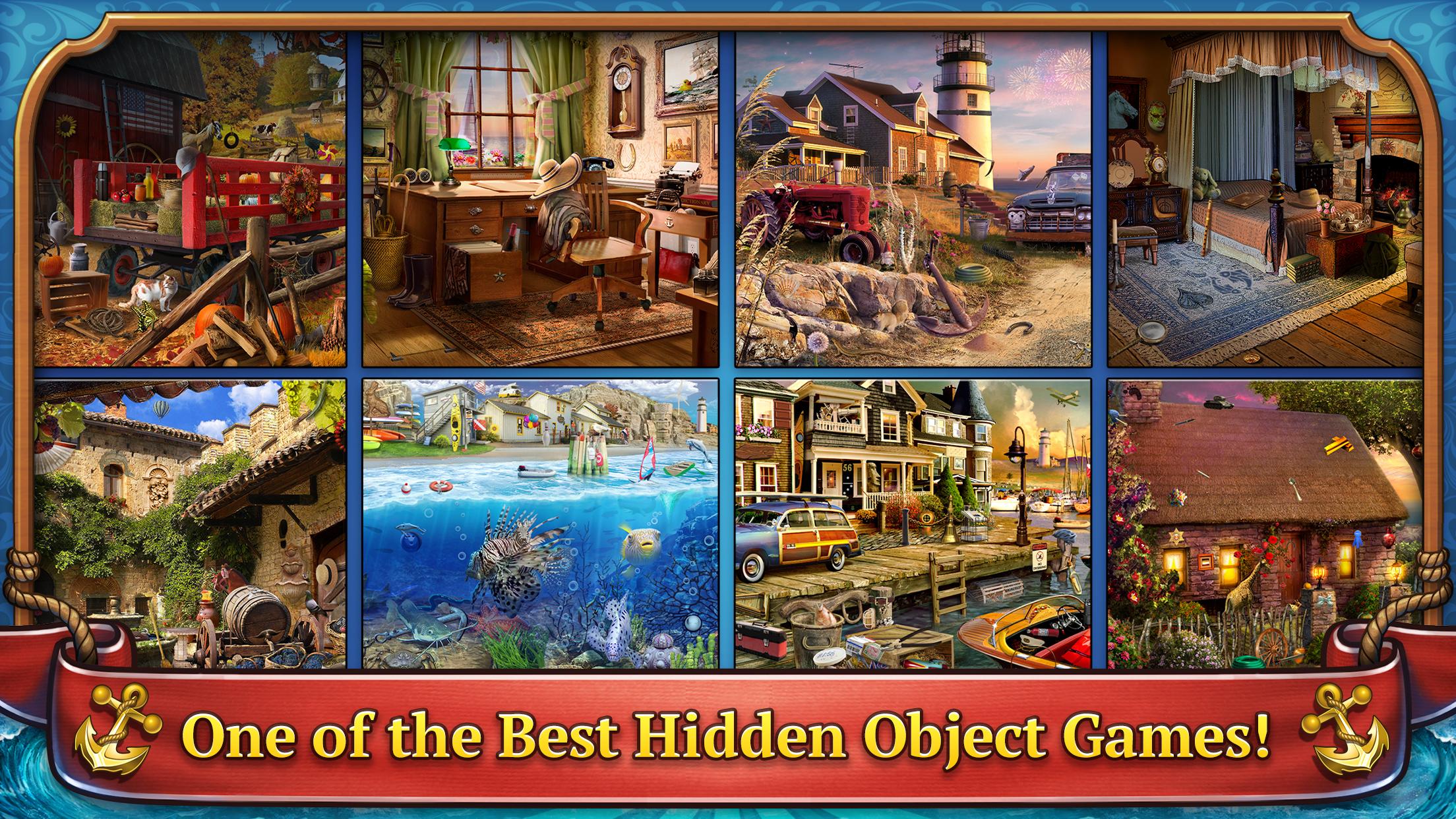 Seaside Getaway: Hidden Object截图3