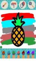 Fruits Vegetables Coloring Book截图1