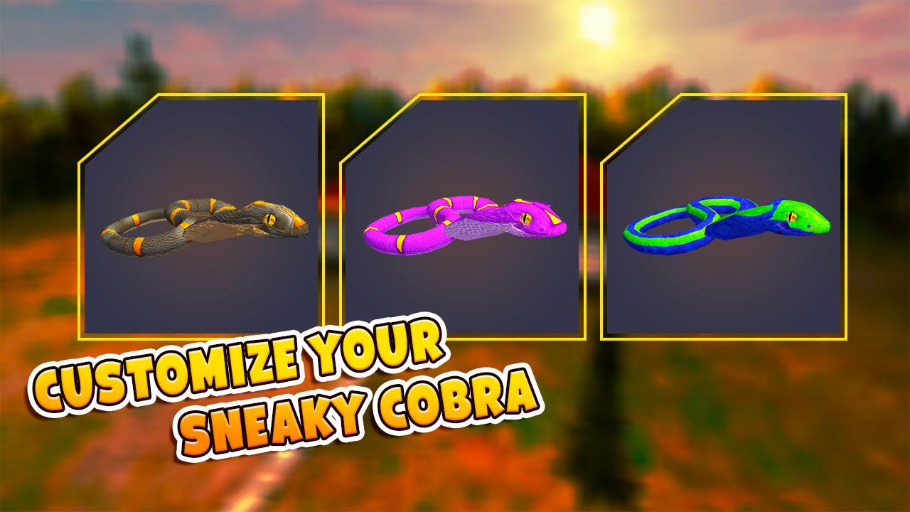 Cobra Snake Pet Life Simulator 3D截图5