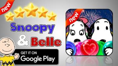 Super Snoopy & Belle Bubble game 2018 Pop截图5