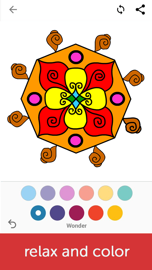 Draw Rangoli Designs- Coloring Book截图4