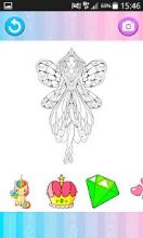 Princess Coloring & drawing Pages截图2