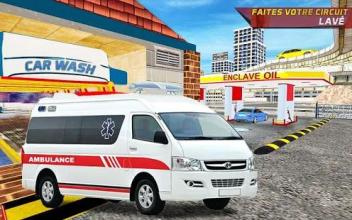 Ambulance Car Washing:Best Car Parking Game截图5