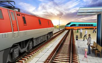 Indian Train Pro Driving Sim - City Train Game截图4