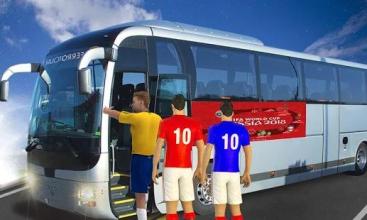 Mega Bus Transporter Sim 2018 for Football Champs截图4