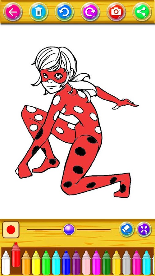 Coloring Book for Ladybug & Cat Noir截图2