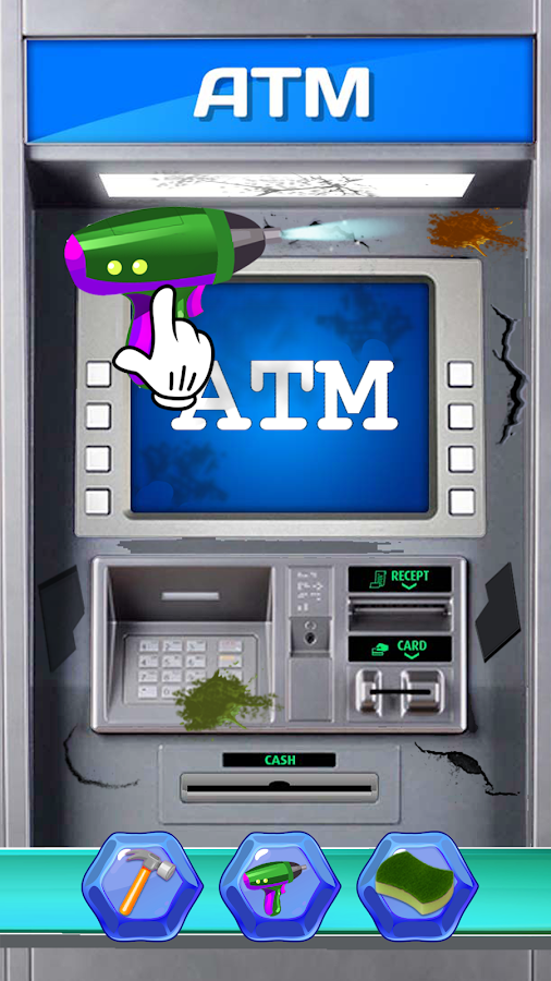 ATM Machine Cleaning & Fixing Games-ATM Cash Games截图4