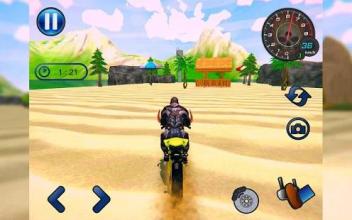 Water Beach Bike Racer: Motocross Dirt Bike Stunts截图5