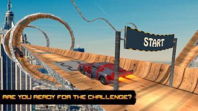 Vertical Mega Ramp Car Driving Stunts Simulator 3D截图1