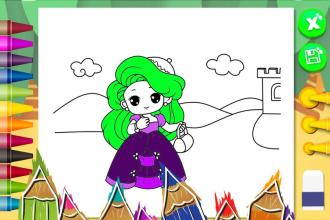 Princess Cartoons Coloring - Education, Learning截图1