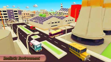 City Toon Bus Driving Game 2018截图1