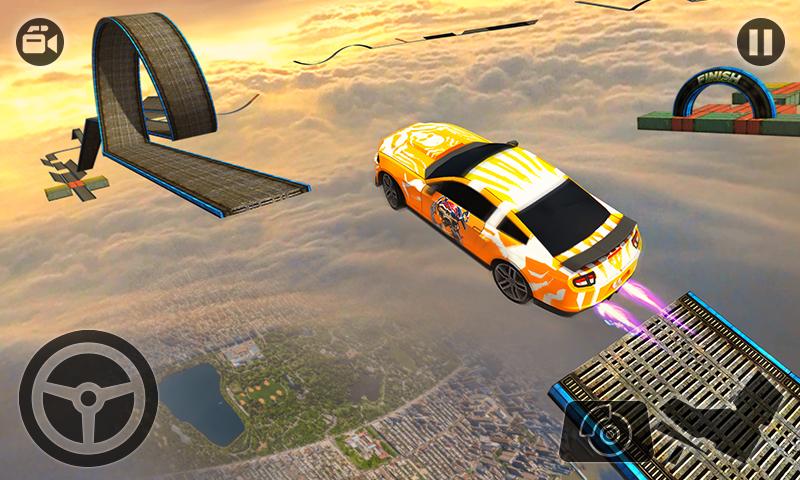 Impossible Stunt Car Tracks 3D截图5