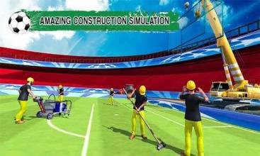 Football Stadium Construction Zone Crane Operator截图4