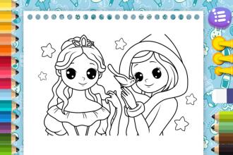 Princesses Coloring Pages for Kids截图1