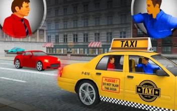 City Taxi Driver Cab Sim 2018 Pick & Drop Game截图3