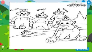 teletubbies for coloring截图2