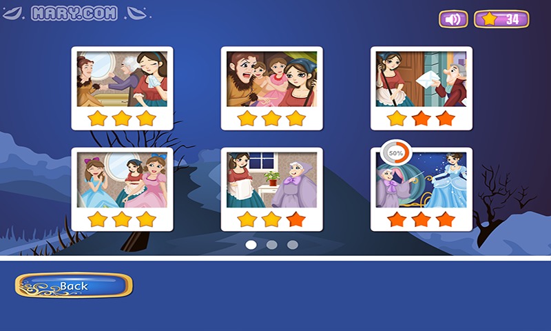 Cinderella Puzzles-免費截图2