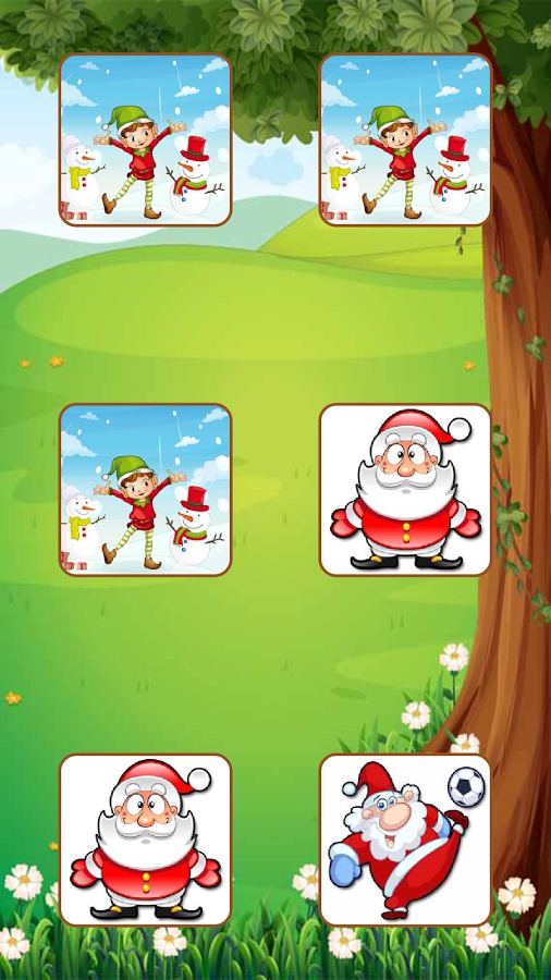 christmas cartoon memory game截图4