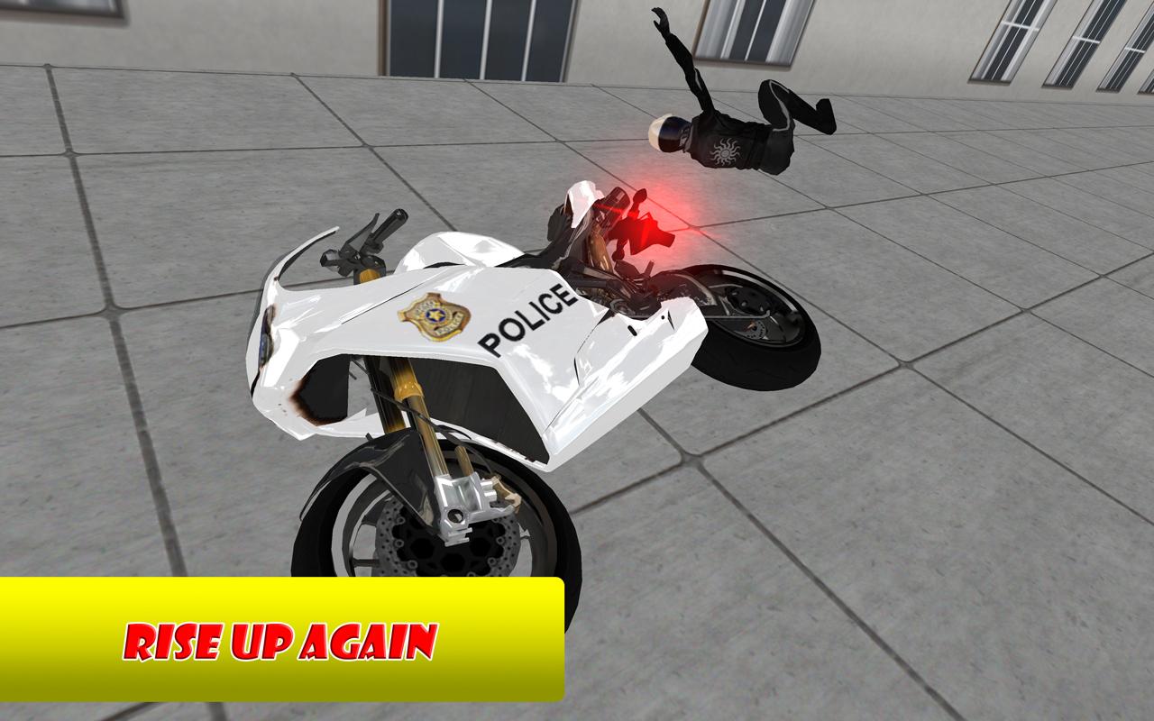 Police Auto Motor Bike - Crazy City Thrill Riding截图2