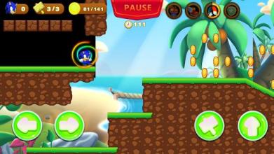 Super Jungle Adventure Sonick Jumping :Dash截图2