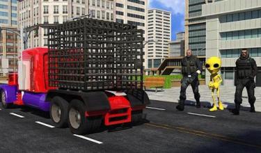 US Police Alien Transporter: Truck Game截图4